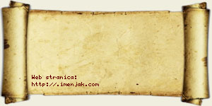 Ana Stojmenović vizit kartica